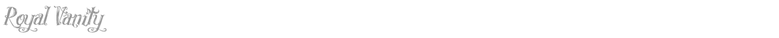Royal Vanity font preview